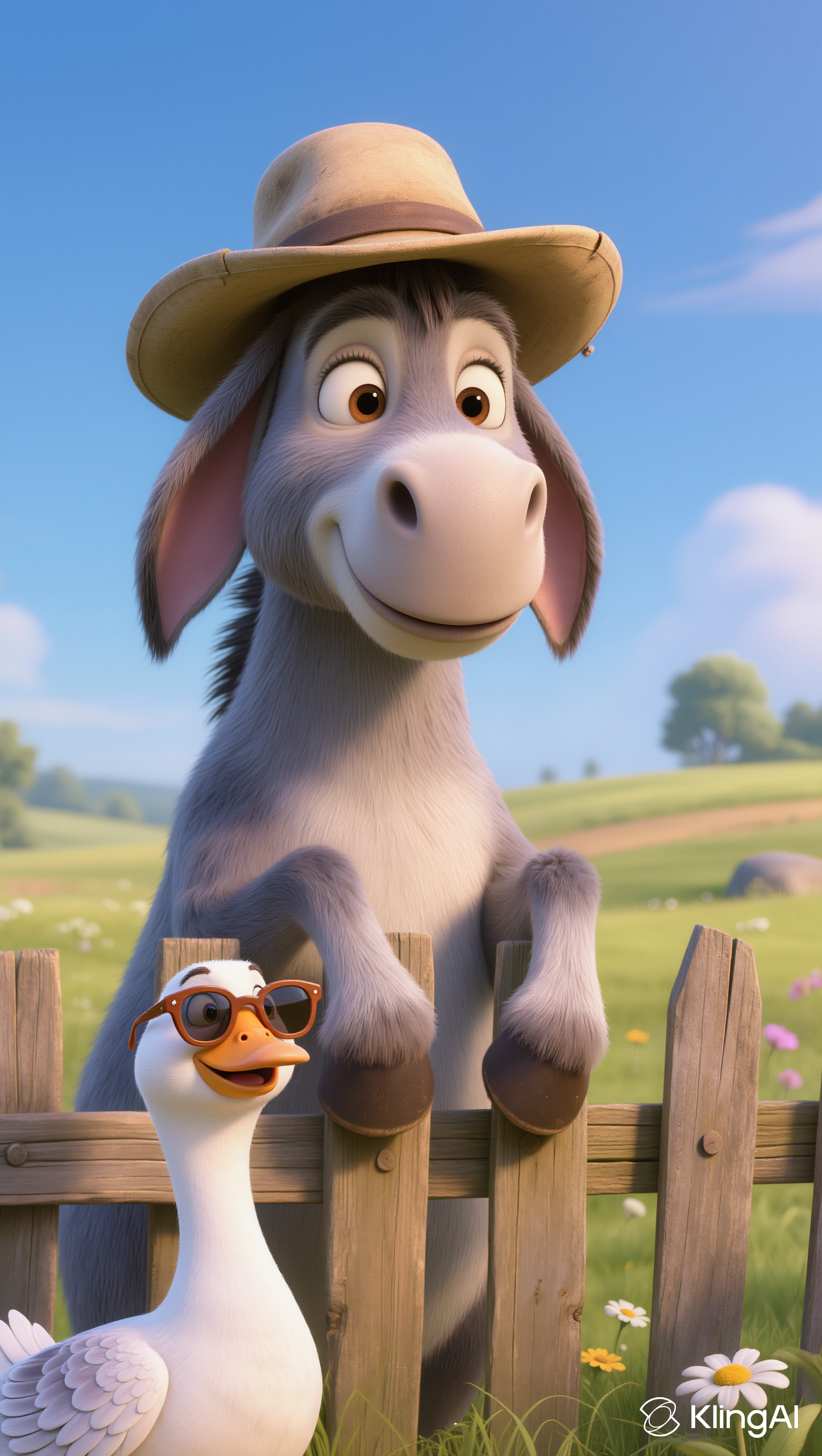 Donkey Grandpa & Mother Goose